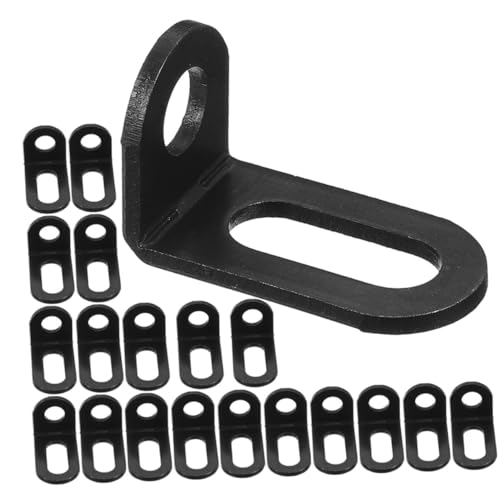 Yardenfun 40 Stück Form Winkelverbinder Stahl Verstellbare Eckwinkel für Schränke und Möbel Robuste und Benutzerfreundliche Montage für DIY Projekte von Yardenfun