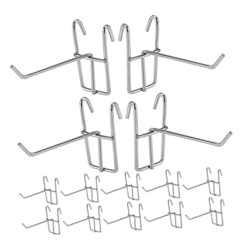 Yardenfun 40 Stück Teiliges Gitterwand haken aus Robustem Eisen Lang Vielseitige Wandpaneel halter für Einzelhandel und Lager Einfache Montage zur Organisierten Warenpräsentation und Yardenfun 40 Stück Teiliges Gitterwand haken aus Robustem Eisen Lang Vielseitige Wandpaneel halter für Einzelhandel und Lager Einfache Montage zur Organisierten Warenpräsentation und von Yardenfun