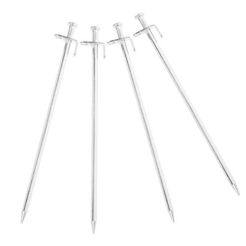 Yardenfun 4Stücke Metall Erdspieße für Garten und Camping Robuste Pflanzwerkzeuge zum Verankern von Zelten Planen und Pflanzen für Vordächer und Landschaftsbau Yardenfun 4Stücke Metall Erdspieße für Garten und Camping Robuste Pflanzwerkzeuge zum Verankern von Zelten Planen und Pflanzen für Vordächer und Landschaftsbau von Yardenfun