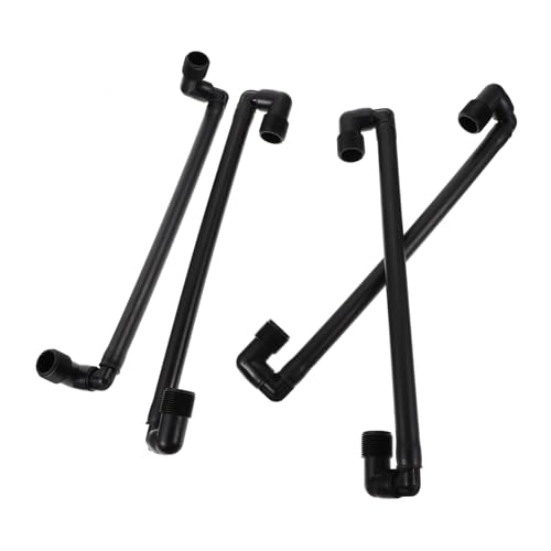 Yardenfun 5 Stück Teiliges PE Sprinkler mit Außengewinde Flexibler Universeller Schwenkverbinder für Gartensprinkler Langlebiger Kunststoffanschluss Einfache und Druckpufferfunktion von Yardenfun