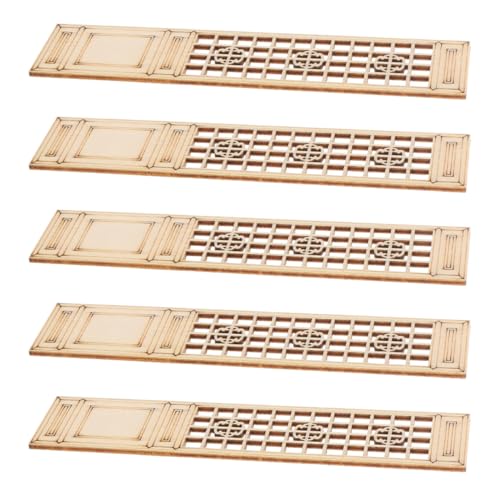 Yardenfun 5 Stück Teiliges Raumteiler Modell mit Chinesischem Design für Puppenhaus Dekoration Vintage Stil Screens zur Verschönerung von Miniatur Szenen Yardenfun 5 Stück Teiliges Raumteiler Modell mit Chinesischem Design für Puppenhaus Dekoration Vintage Stil Screens zur Verschönerung von Miniatur Szenen von Yardenfun