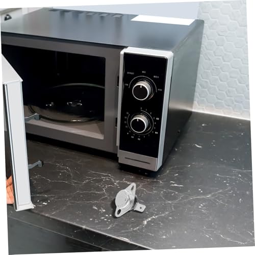 Yardenfun 5 Stück Teiliges Thermostat Temperaturregler Thermoschalter Geschlossen Zuverlässige Temperaturregelung für Wasserkocher Heizgeräte Mikrowelle Backofen Kompakt Sicher Langlebig von Yardenfun