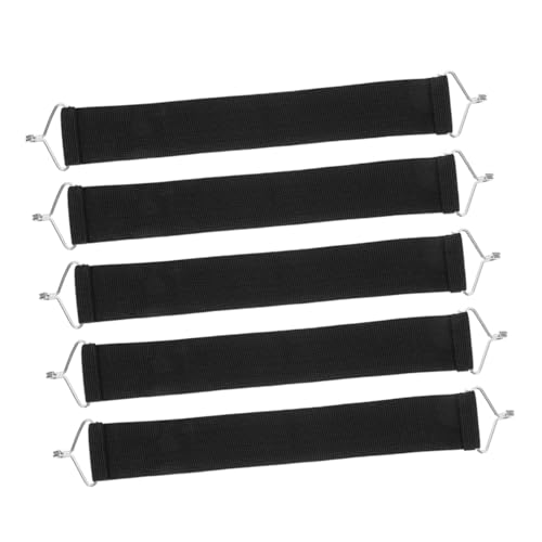 Yardenfun 5 Stück Teiliges Verstärkungsgurte für Liegestühle Schwarze Dicke und Strapazierfähige Bänder für Gartenmöbel und Terrassenstühle für Camping und Outdoor Aktivitäten von Yardenfun