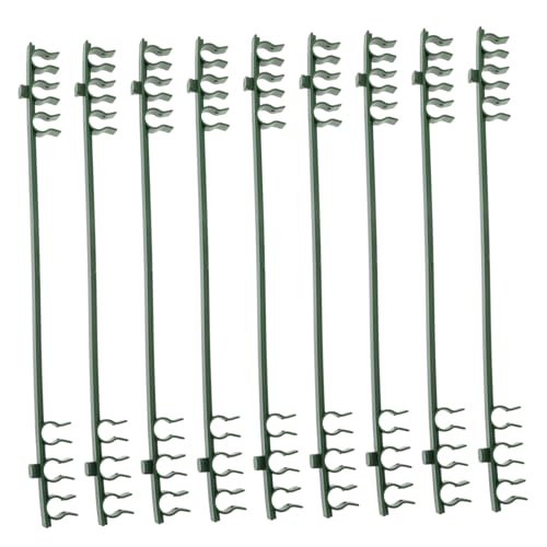 Yardenfun 50 Stück Erweiterbare Grüne Kunststoff Gitterverbinder Langlebige Pflanzstützen Zubehörteile für Tomaten und Kletterpflanzen Wiederverwendbar Flexibel für Gartenpflanzenstützen Yardenfun 50 Stück Erweiterbare Grüne Kunststoff Gitterverbinder Langlebige Pflanzstützen Zubehörteile für Tomaten und Kletterpflanzen Wiederverwendbar Flexibel für Gartenpflanzenstützen von Yardenfun