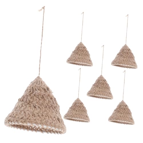 Yardenfun 6 Stück Teiliges Boho Lampenschirm Handgewebte Nordic Seil Pendelleuchte Natürlicher Geflochtener Lampenschirm Leichter Vintage Stil für Wohnzimmer Schlafzimmer Esszimmer Yardenfun 6 Stück Teiliges Boho Lampenschirm Handgewebte Nordic Seil Pendelleuchte Natürlicher Geflochtener Lampenschirm Leichter Vintage Stil für Wohnzimmer Schlafzimmer Esszimmer von Yardenfun
