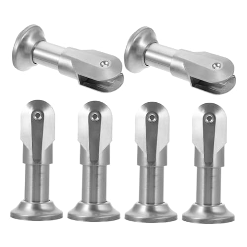 Yardenfun 6 Stück Teiliges Edelstahl Badezimmer Trennwand Fuß Rostfreie Gemeinschafts Toiletten Schamwand Halterung Stabile und Langlebige Sanitärausstattung Vielseitig Kompatibel Yardenfun 6 Stück Teiliges Edelstahl Badezimmer Trennwand Fuß Rostfreie Gemeinschafts Toiletten Schamwand Halterung Stabile und Langlebige Sanitärausstattung Vielseitig Kompatibel von Yardenfun