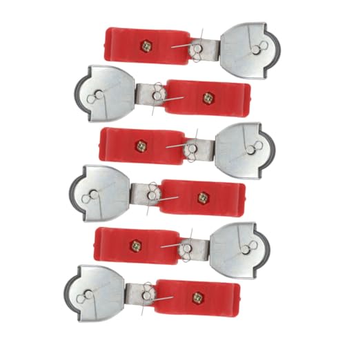 Yardenfun 6 Stück Teiliges Kabelzugrolle aus Edelstahl mit Stahlseil und Halbplastischen Umlenkrollen Schwenkbar Leicht Transportierbar Werkzeugfrei zu Montieren für Effiziente von Yardenfun