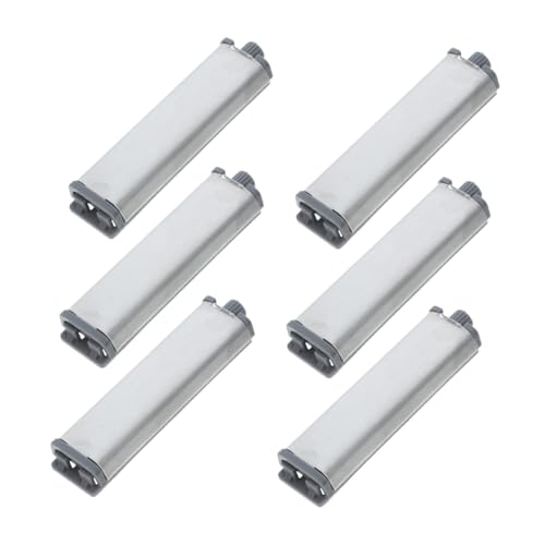 Yardenfun 6 Stück Teiliges Soft close Türschnäpper für Küchenschränke Stahlgehäuse Push to open Beschläge Selbstschließende Scharniere mit Geräuschlosem Türschließer Geeignet für Bad von Yardenfun
