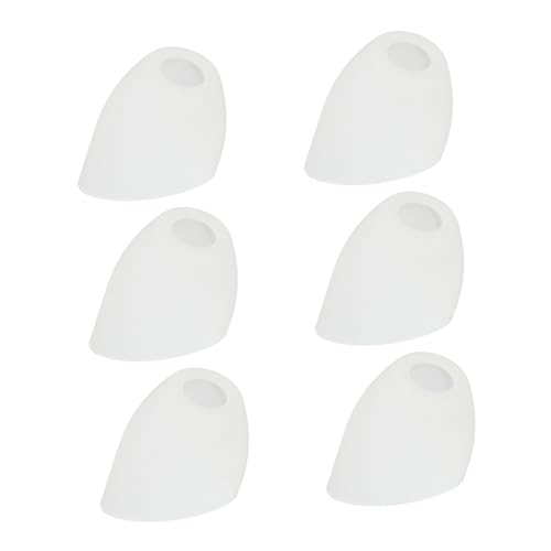 Yardenfun 6 Stück Wandlampen Kunststoff Lampenschirm Schräg Offene Hufeisenform Weiß Langlebiger Deckenleuchten Diffusor Blendfreier Lichtschutz für Zimmer Hotel und Schlafzimmer von Yardenfun