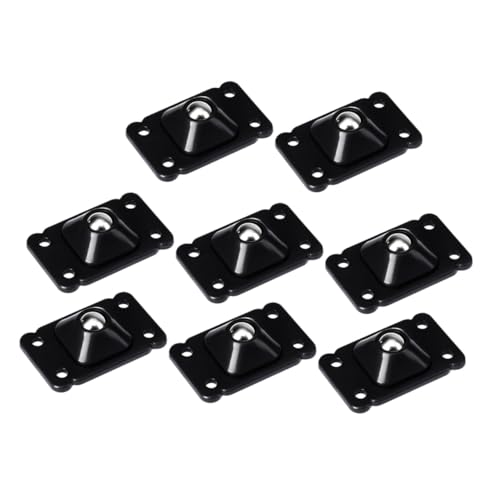 Yardenfun 8 Stück Selbstklebende Abs Lenkrollen Geräuschlose Stabile Möbelrollen für Aufbewahrungsboxen und Mülleimer Einsetzbar Kratzfest Hohe Tragfähigkeit von Yardenfun