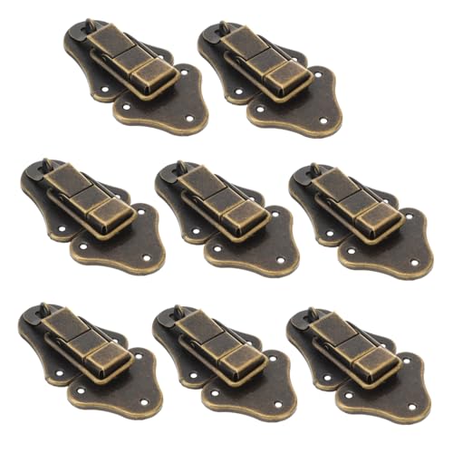 Yardenfun 8 Stück Teiliges Antike Eisen Haspe Toggle Latch für Holzkisten und Metallboxen Robuste Vintage Truhenverschluss Ersatz Langlebiger Kofferschloss Riegel Vielseitig für Yardenfun 8 Stück Teiliges Antike Eisen Haspe Toggle Latch für Holzkisten und Metallboxen Robuste Vintage Truhenverschluss Ersatz Langlebiger Kofferschloss Riegel Vielseitig für von Yardenfun
