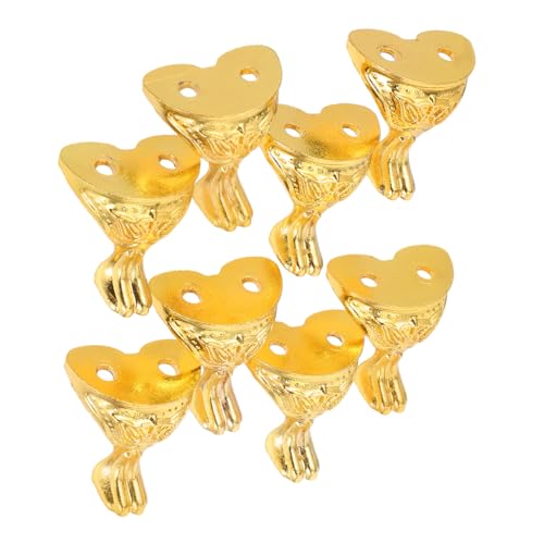 Yardenfun 8 Stück Teiliges Metallfüße aus Zinklegierung mit Vintage-bestiengesicht Kleine Eckschutzbeschützer für Geschenkkisten Möbelersatzbeine Retro Dekor für Aufbewahrungsboxen Yardenfun 8 Stück Teiliges Metallfüße aus Zinklegierung mit Vintage-bestiengesicht Kleine Eckschutzbeschützer für Geschenkkisten Möbelersatzbeine Retro Dekor für Aufbewahrungsboxen von Yardenfun