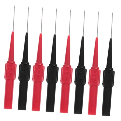 Yardenfun 8 Stück Teiliges Prüfsonden Set für Multimeter Ultrascharfe Nadelspitzen für Präzise Elektrische Messungen Isolationsdurchdringende Prüfspitzen Robust und Kompakt für Automotive Yardenfun 8 Stück Teiliges Prüfsonden Set für Multimeter Ultrascharfe Nadelspitzen für Präzise Elektrische Messungen Isolationsdurchdringende Prüfspitzen Robust und Kompakt für Automotive von Yardenfun