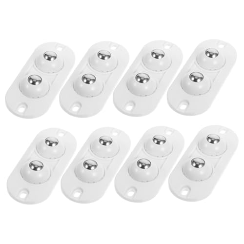 Yardenfun 8 Stück Teiliges Selbstklebende Mini doppelkugel schwenkräder Kleine Möbelrollen für Küchenregal und Haushaltsgeräte Robuste Verschleißfeste und Leise Haftrollen für Einfache Yardenfun 8 Stück Teiliges Selbstklebende Mini doppelkugel schwenkräder Kleine Möbelrollen für Küchenregal und Haushaltsgeräte Robuste Verschleißfeste und Leise Haftrollen für Einfache von Yardenfun