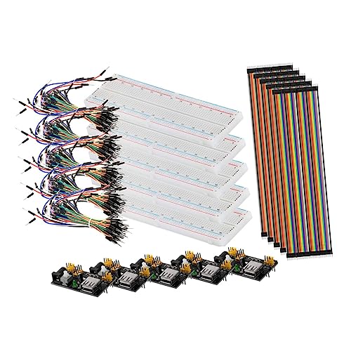 Yardenfun 830 Breadboard Set Stromversorgungsmodul 65 Jumper 40pin Linie Für Lernen Und Projekte Yardenfun 830 Breadboard Set Stromversorgungsmodul 65 Jumper 40pin Linie Für Lernen Und Projekte von Yardenfun