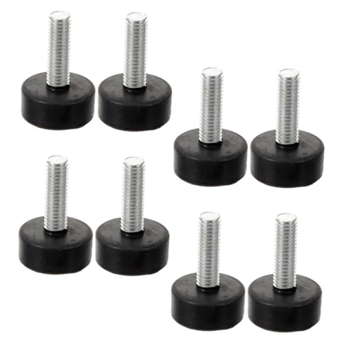 Yardenfun 8Stücke Verstellbare Gummifüße Stoßdämpfer für Möbel Nivellierfüße Anschraubbare Beine für Tische Stühle und Schränke rutschfest und Schützend Yardenfun 8Stücke Verstellbare Gummifüße Stoßdämpfer für Möbel Nivellierfüße Anschraubbare Beine für Tische Stühle und Schränke rutschfest und Schützend von Yardenfun