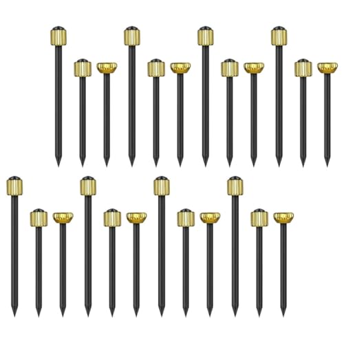 Yardenfun 90 Stück Schwarze Stahl Bildaufhängernägel mit Messingkopf Dekorative Wandnägel für Bilderrahmen Vielseitig Einsetzbar für Trockenbau und Dekoration Yardenfun 90 Stück Schwarze Stahl Bildaufhängernägel mit Messingkopf Dekorative Wandnägel für Bilderrahmen Vielseitig Einsetzbar für Trockenbau und Dekoration von Yardenfun