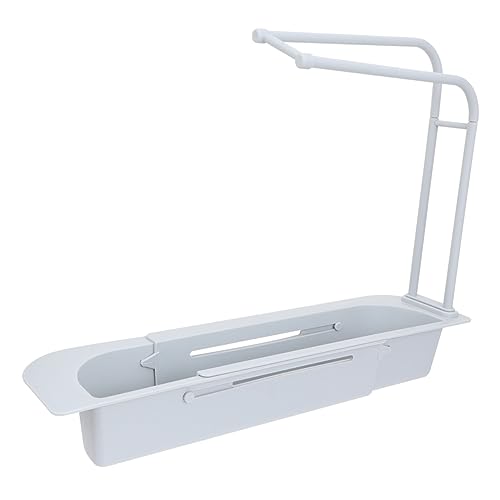 Yardenfun Abtropfgestell Für Die Spüle Organizer Für Die Küchenspüle Ausziehbares Ständerregal Über Der Spüle Küchenorganizer Über Dem Wasserhahn Regalhalter Über Dem Wasserhahn von Yardenfun