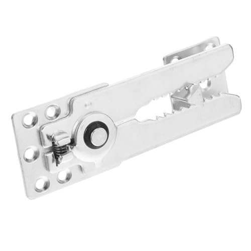 Yardenfun Alligator Schnalle Verbinder Sofa Verbinder Halterung Couch Möbel Halterung Möbelverbinder Hardware Sektionsclips Couch Sektionsklemme Sektionscouchverbinder Silber Eisen von Yardenfun