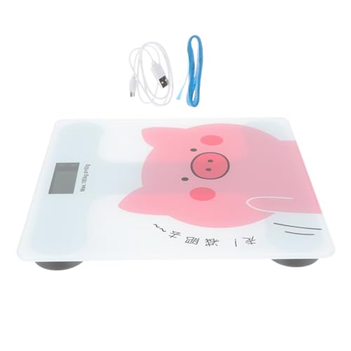 Yardenfun Automatische Badezimmerwaage USB Aufladbare Digitale Personenwaage im Cartoon Design Hochpräzise Gewichts und Körpermessung für Erwachsene und Familien Langlebiges Material und Yardenfun Automatische Badezimmerwaage USB Aufladbare Digitale Personenwaage im Cartoon Design Hochpräzise Gewichts und Körpermessung für Erwachsene und Familien Langlebiges Material und von Yardenfun