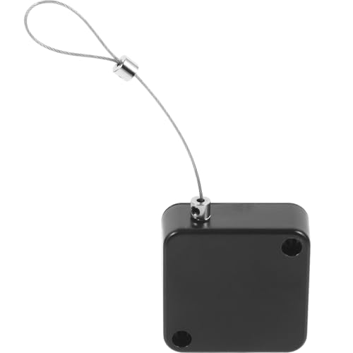 Yardenfun Automatischer Selbstklebender Anti diebstahl Stahlseil Kabelbox mit Schlossbügeln für Fernbedienungen Tablets und Mobilgeräte Ausziehbares Sicheres Kabel für Vielseitigen Schutz von Yardenfun