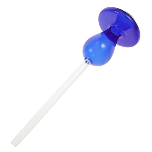 Yardenfun Automatisches Glas Pilz Bewässerungsgerät Selbstbewässerungssystem für Blumentöpfe Kreative Pilzform Praktische Wasserkontrolle Dekoratives und Langlebiges Zubehör von Yardenfun