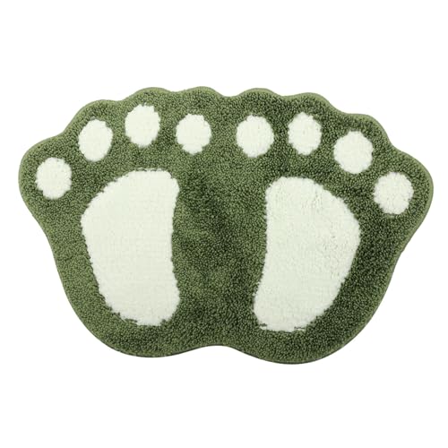 Yardenfun Badezimmer Teppich Fußmatte Grün Saugfähige Schnell Trocknende rutschfeste Badematte mit Einzigartigem Cartoon Design Maschinenwaschbar Vielseitig Nutzbar als Bad Küchenmatte Yardenfun Badezimmer Teppich Fußmatte Grün Saugfähige Schnell Trocknende rutschfeste Badematte mit Einzigartigem Cartoon Design Maschinenwaschbar Vielseitig Nutzbar als Bad Küchenmatte von Yardenfun