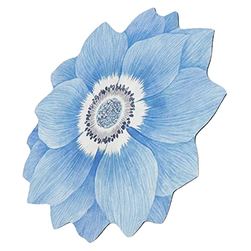 Yardenfun Blumenförmige Teppichmatte rutschfest Hochwertiges Polyester für Wohnzimmer Schlafzimmer Kreative Geschenkidee Moderne Wohnkultur von Yardenfun