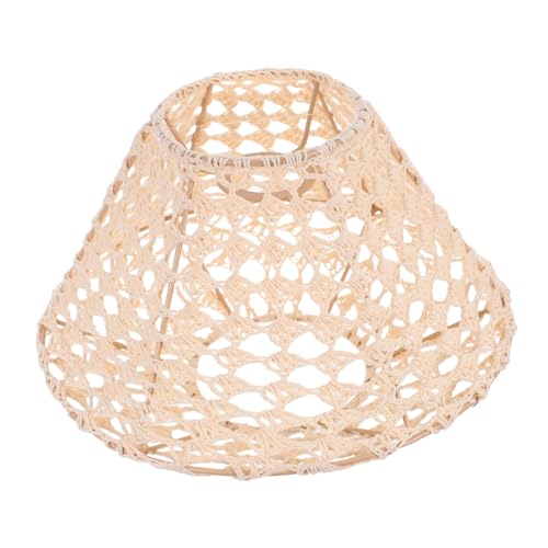 Yardenfun Boho Lampenschirm aus Handgewebtem Baumwollseil Leichter Pendelleuchte Lampenschirm für Deckenleuchten Stilvolle Beleuchtung für Teehaus Restaurant und Gaststätte Warme Atmosphäre Yardenfun Boho Lampenschirm aus Handgewebtem Baumwollseil Leichter Pendelleuchte Lampenschirm für Deckenleuchten Stilvolle Beleuchtung für Teehaus Restaurant und Gaststätte Warme Atmosphäre von Yardenfun