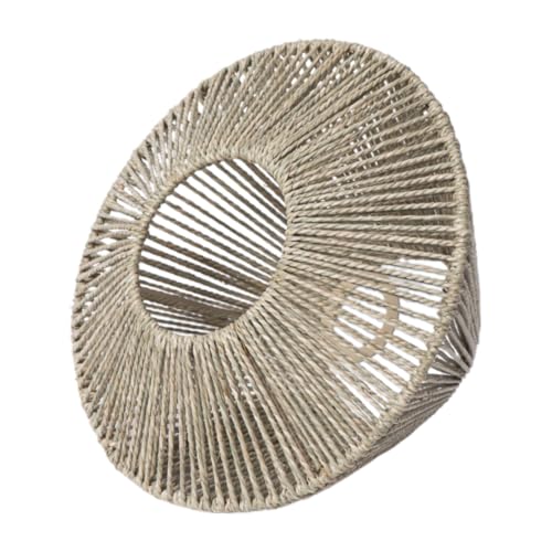 Yardenfun Boho Lampenschirm aus Handgewebtem Grasseil Langlebiger Stabiler Ersatzschirm für Hängelampen Hotel und Wohnzimmer Natürlicher Vintage stil Yardenfun Boho Lampenschirm aus Handgewebtem Grasseil Langlebiger Stabiler Ersatzschirm für Hängelampen Hotel und Wohnzimmer Natürlicher Vintage stil von Yardenfun