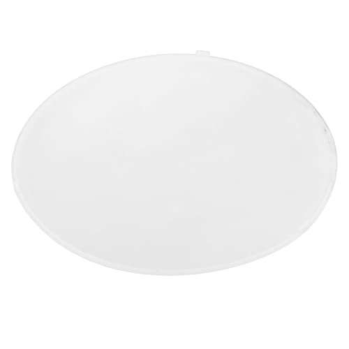 Yardenfun Ceiling Light Cover aus Robustem Kunststoff Runde Form Gleichmäßige Lichtverteilung Flammhemmend Passend für Deckenleuchten und Notfalllampen von Yardenfun