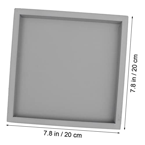 Yardenfun Dickwandiger Quadratischer Kunststoff Blumentopfuntersetzer Auslaufsicher rutschfest Widerstandsfähige Pflanzgefäß Base für Innenbereich Balkon Garten Multifunktionaler von Yardenfun