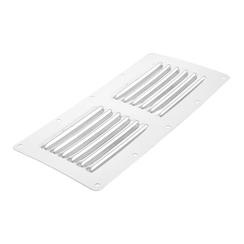 Yardenfun Edelstahl Lüftungsabdeckung für Außenküche Rechteckiges Grillbelüftungsgitter Robustes Ventilationspanel für Feuerstelle Schnelle Installation Effiziente Rauch Geruchsentfernung von Yardenfun