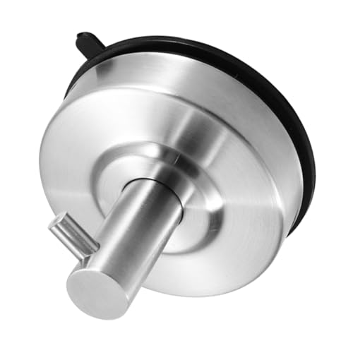 Yardenfun Edelstahl Saugnapf Haken ohne Bohren Vielseitiger Punch Wandhaken für Badezimmer Küche Abnehmbar Rostfrei Robust für Handtücher Mäntel Schlüssel Taschen von Yardenfun