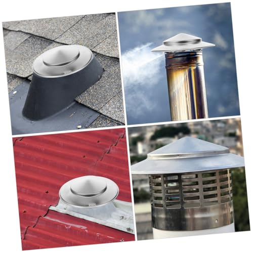 Yardenfun Edelstahl Schornsteinhaube Regenabdeckung Kaminhut mit Schnellem Wasserablauf Wind Schneesicher Rostfrei für Garten und Kaminrauchrohr Langlebiger Wetterschutz für Zuhause Yardenfun Edelstahl Schornsteinhaube Regenabdeckung Kaminhut mit Schnellem Wasserablauf Wind Schneesicher Rostfrei für Garten und Kaminrauchrohr Langlebiger Wetterschutz für Zuhause von Yardenfun