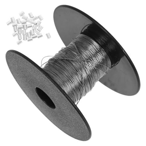 Yardenfun Edelstahlseil Hochbelastbar Rostfrei Kabel Drahtseil mit Aluminiumhülsen für Bilderrahmen Aufhängung Innen Außen Vielseitig Zuschneidbar Yardenfun Edelstahlseil Hochbelastbar Rostfrei Kabel Drahtseil mit Aluminiumhülsen für Bilderrahmen Aufhängung Innen Außen Vielseitig Zuschneidbar von Yardenfun