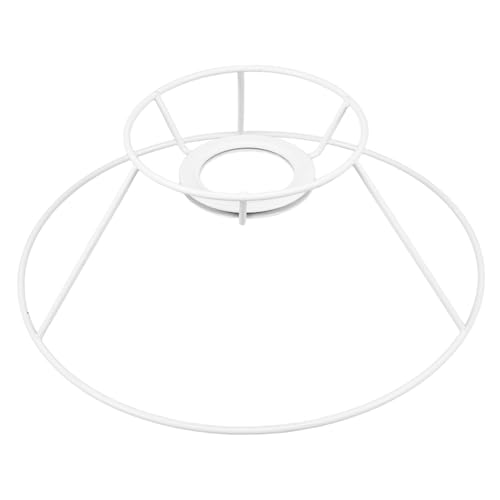 Yardenfun Eisen Lampenschirm Rahmen Handgefertigt Handgewebt Robust Für Tisch Steh Pendelleuchten Ersatzteil DIY Lampenschirm Gestell Lochmaß von Yardenfun