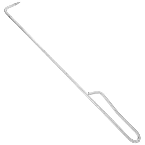 Yardenfun Eisen Skimmer Haken Robustes Werkzeug für Skimmerkorb und Schachtabdeckungen Hebehaken für Schwimmbäder Langlebiges Reinigungswerkzeug für Effektive Abfallentsorgung von Yardenfun