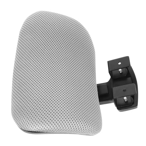 Yardenfun Ergonomische Bürostuhl Kopfstütze mit Nackenstütze Verstellbar Einfache Nachrüstung Kompatibel mit Computerstühlen Silber Graues Design für Verbesserte Bequemlichkeit und von Yardenfun