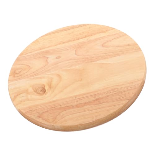 Yardenfun Ersatzsitzfläche aus Massivem Holz Rund U Kante Robuste Sitzfläche für Runde Hocker Langlebiges Holzbrett als Ersatzteil für Barhocker Küchen und Gastronomieeinsatz von Yardenfun