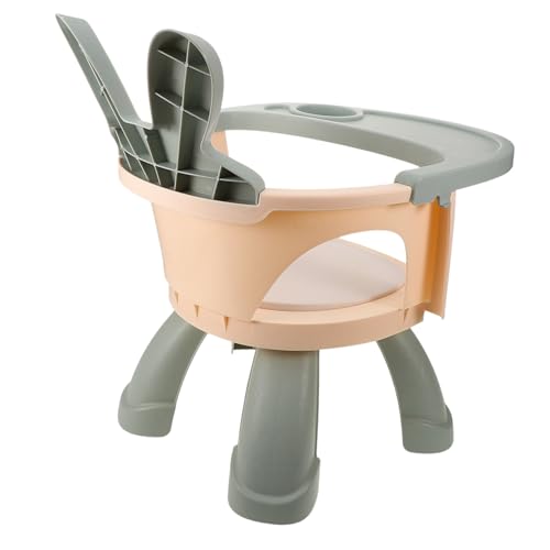 Yardenfun Esszimmerstuhl Mit Rückenlehne Und Esstablett Tragbarer Hocker Im Cartoon-Stil Für Junge Mädchen Und Junge Mädchen Einfach Zu Reinigen von Yardenfun