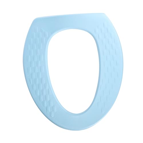 Yardenfun Eva Toilettensitzauflage Gepolstert Komfortabel Waschbar rutschfest Haushalt Wc Sitzkissen Blau Gestreift Einfach Zu Montieren von Yardenfun