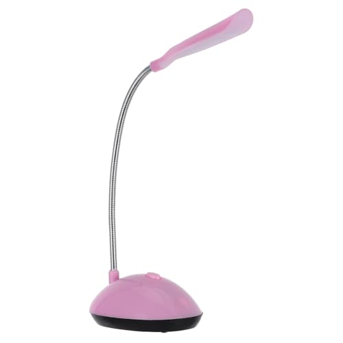 Yardenfun Faltbare LED Schreibtischlampe Batteriebetrieben Innovatives Design Kompakt Tragbar für Kinderzimmer Schlafzimmer Büro Nachttischlampe Rosa von Yardenfun