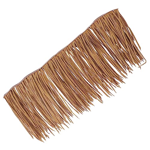 Yardenfun Flammhemmende Künstliche Stroh Dachrolle Wasserdichtes Garten Dachmaterial Realistisches Reetdach Design Vielseitig für Rustikales Bauernhaus Pe Material von Yardenfun