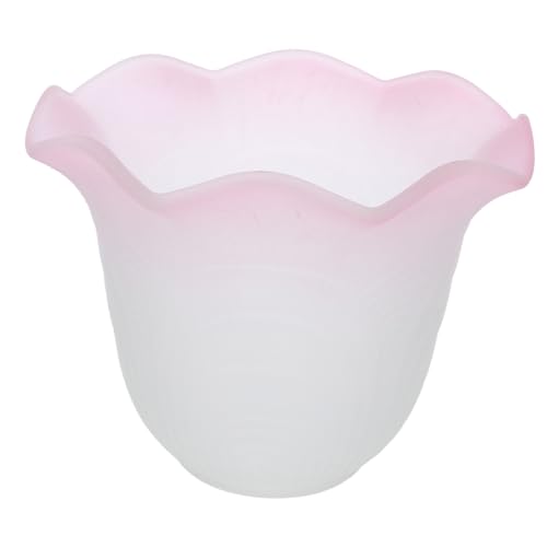 Yardenfun Frosted Glass Lamp Shade Flower Shaped Ersatzschirm für Hängeleuchten Wandleuchten Vielseitig Kompatibel Weiches Licht für Wohnzimmer und Schlafzimmer Yardenfun Frosted Glass Lamp Shade Flower Shaped Ersatzschirm für Hängeleuchten Wandleuchten Vielseitig Kompatibel Weiches Licht für Wohnzimmer und Schlafzimmer von Yardenfun