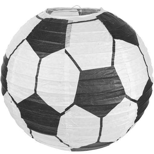 Yardenfun Fußball Papierlaterne Sportliche Hängedekoration für Geburtstagsfeiern und Mottopartys Leichte und Langlebige Laterne aus Sicherem für Innen und Außeneinsatz Yardenfun Fußball Papierlaterne Sportliche Hängedekoration für Geburtstagsfeiern und Mottopartys Leichte und Langlebige Laterne aus Sicherem für Innen und Außeneinsatz von Yardenfun