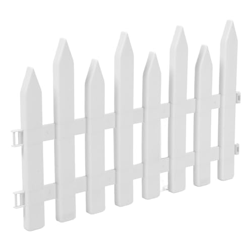 Yardenfun Gartenzaun Landschaftszaun mit Spitzen Dekorative Rasenkante für Garten und Wiederverwendbarer Sichtschutz Ordnet Beete und Schützt Grasflächen Stilvoll Yardenfun Gartenzaun Landschaftszaun mit Spitzen Dekorative Rasenkante für Garten und Wiederverwendbarer Sichtschutz Ordnet Beete und Schützt Grasflächen Stilvoll von Yardenfun