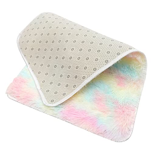 Yardenfun Gradient Rainbow Fluffy Flauschiger Weicher für Schlafzimmer Wohnzimmer und Kinderzimmer Hautfreundlich und Pflegeleicht zur Raumdekoration von Yardenfun