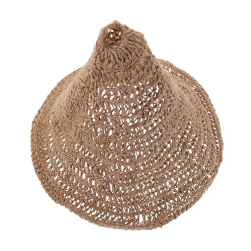 Yardenfun Handgefertigter Baumwoll Hanfseil Lampenschirm Rustikale Deckenleuchte Handgewebter Boho Pendelleuchten-schirm für Wohn Partydekoration von Yardenfun