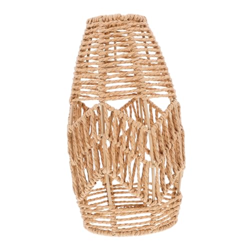 Yardenfun Handgefertigter Lampenschirm aus Papierseil Handgewebt Einzigartiges Design Dekorativer Pendelleuchten schirm für Wohnzimmer Schlafzimmer Esszimmer Rustikale Boho hängelampe Yardenfun Handgefertigter Lampenschirm aus Papierseil Handgewebt Einzigartiges Design Dekorativer Pendelleuchten schirm für Wohnzimmer Schlafzimmer Esszimmer Rustikale Boho hängelampe von Yardenfun